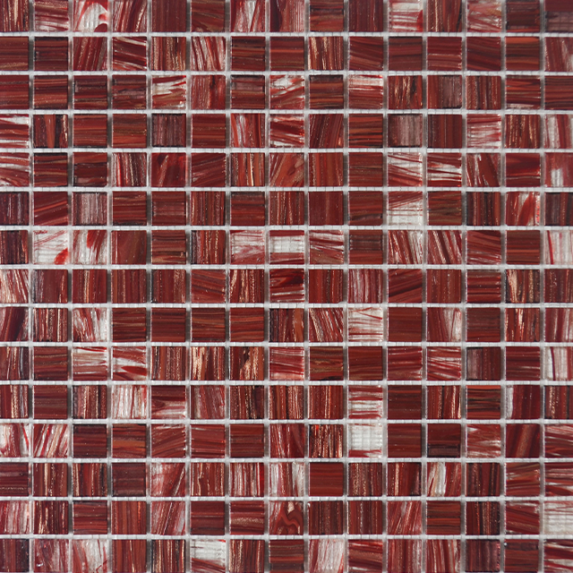 Китай поставщик квадратной мозаики из красного стекла